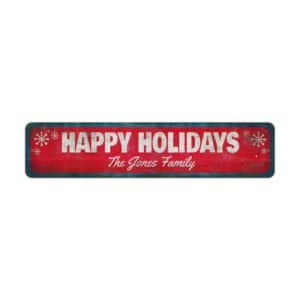 Custom-Happy-Holidays-Sign-Premium-Quality-Rustic-Metal-Sign-2