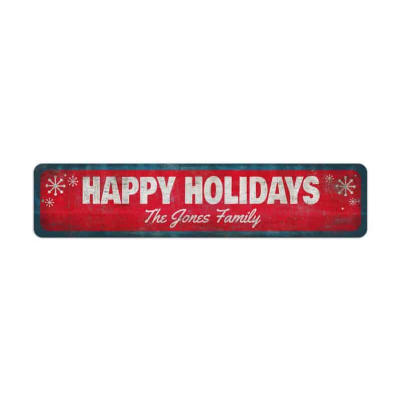 Custom-Happy-Holidays-Sign-Premium-Quality-Rustic-Metal-Sign-2