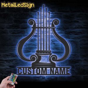 Custom-Harp-Musical-Instrument-Metal-Wall-Art-LED-Light-3.jpg