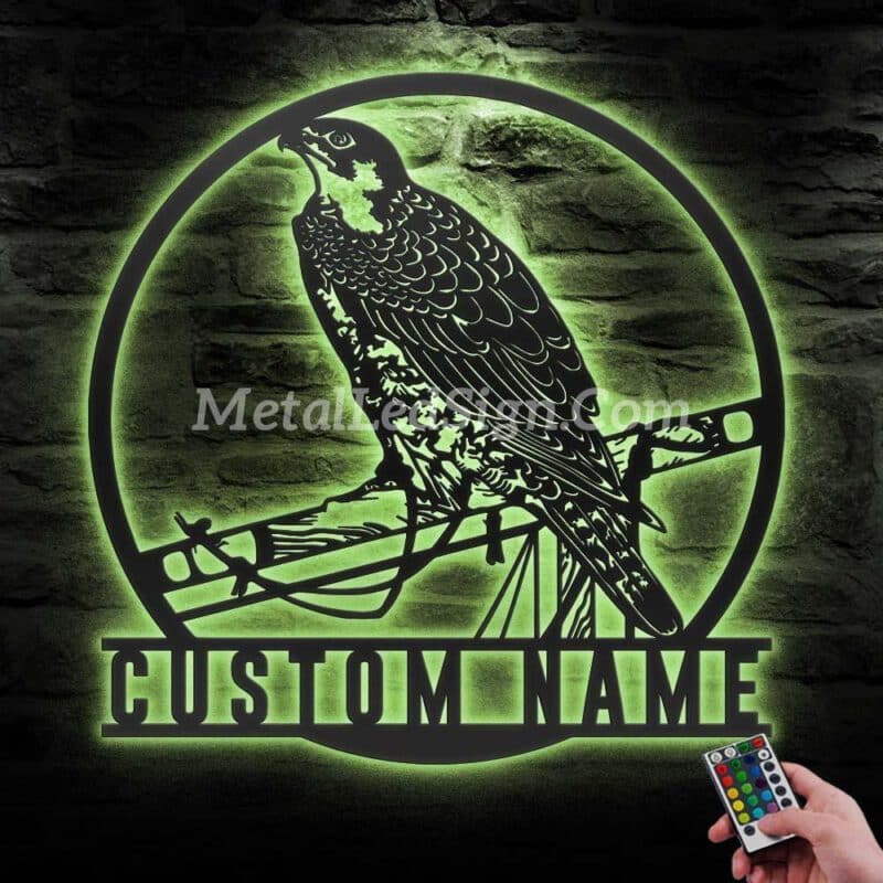 Custom-Hawk-Metal-Wall-Art-Led-Light-6