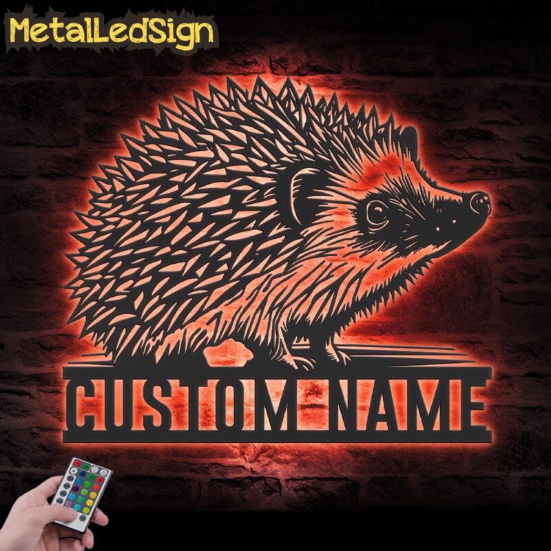 Custom-Hedgehog-Metal-Wall-Art-LED-Light-5.jpg