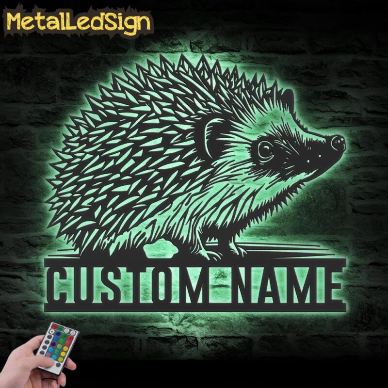 Custom-Hedgehog-Metal-Wall-Art-LED-Light-7.jpg