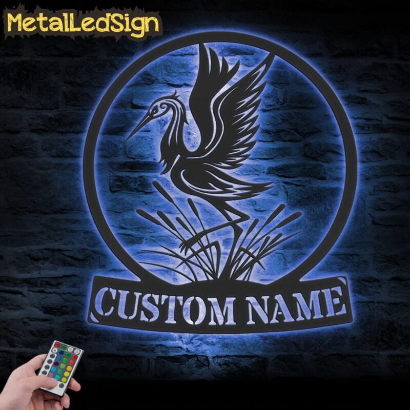 Custom-Heron-Bird-Metal-Wall-Art-LED-Light-3.jpg