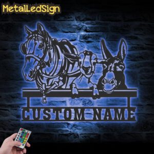 Custom-Horse-Mule-Goat-Farmhouse-Metal-Wall-Art-LED-Light-3.jpg