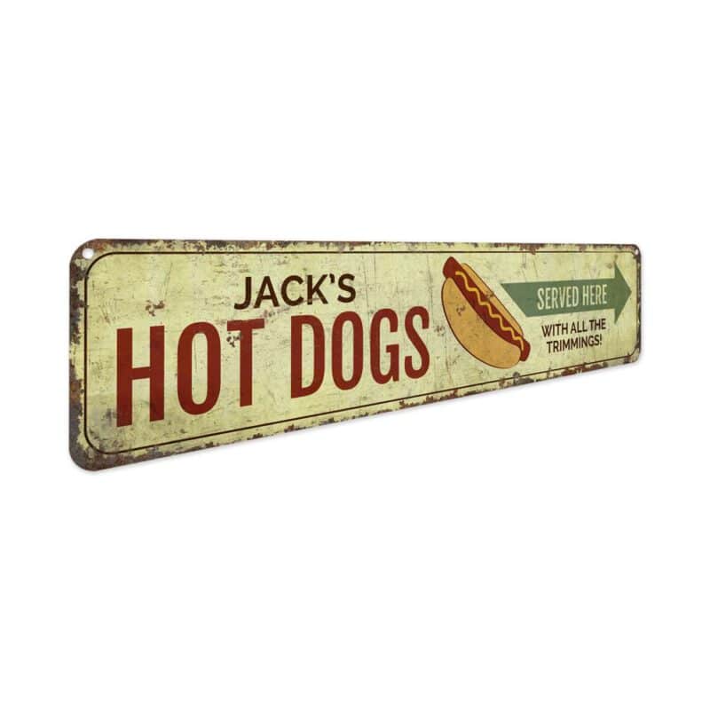 Custom-Hot-Dog-Sign-Premium-Quality-Rustic-Metal-Sign-3