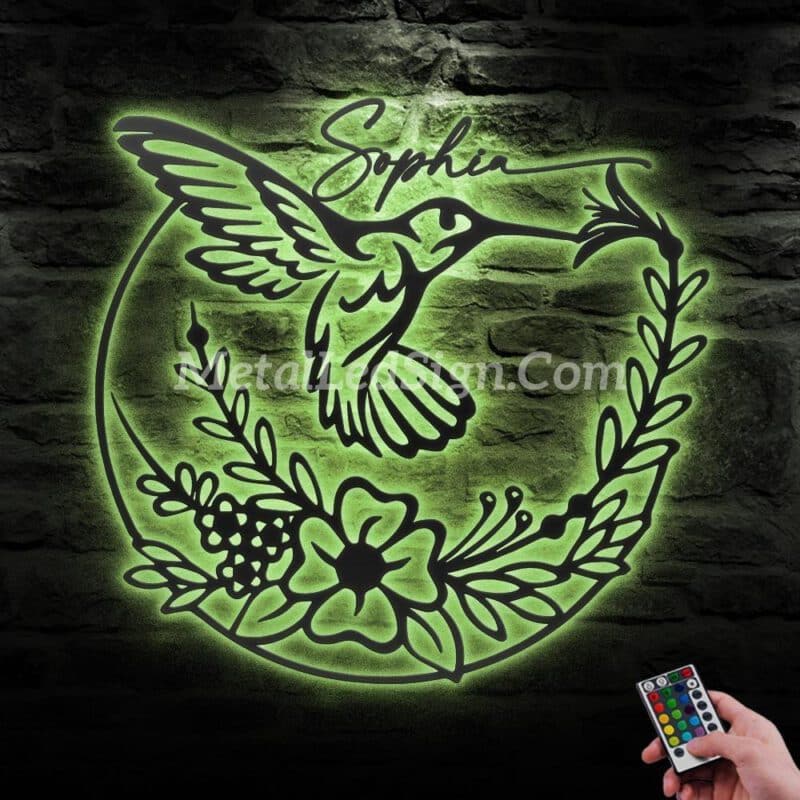 Custom-Hummingbird-Metal-Wall-Art-Led-Light-5-4