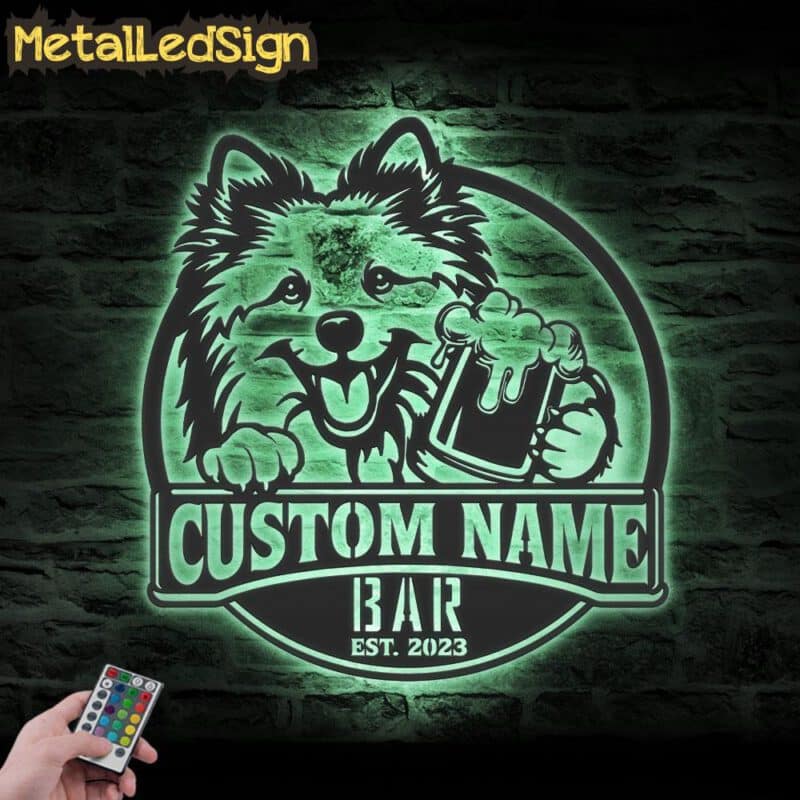 Custom-Husky-Malamute-Mix-Thirsty-Beer-Pub-Metal-Wall-Art-LED-Light-7.jpg