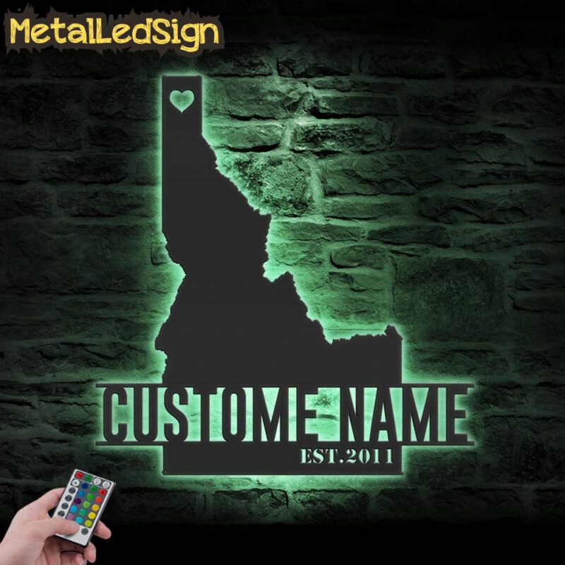 Custom-Idaho-Map-Metal-Wall-Art-LED-Lights-7.jpg