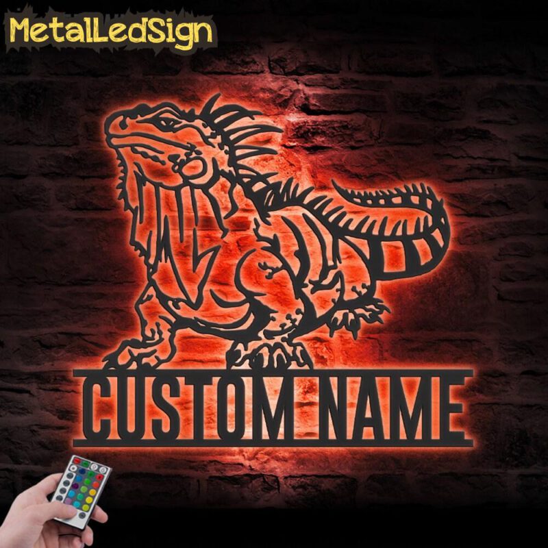 Custom-Iguana-Lizard-Metal-Wall-Art-LED-Light-7.jpg