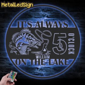 Custom-Its-5-Oclock-Bass-Fishing-Metal-Wall-Art-LED-Light-3.jpg