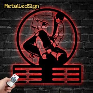 Custom-Jiu-Jitsu-Metal-Led-Medal-Hanger-2