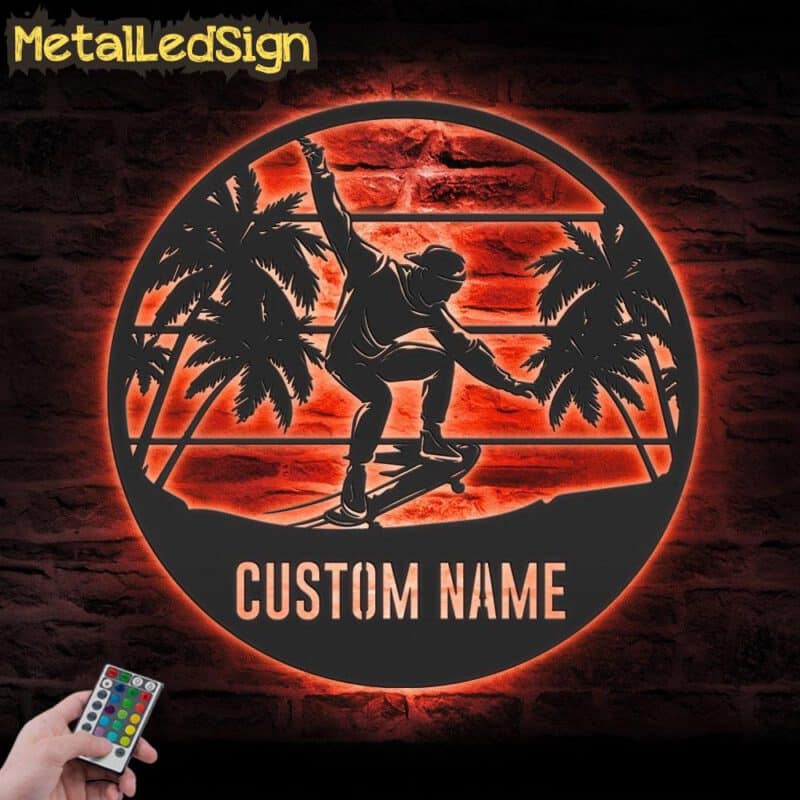 Custom-Jumping-Skateboard-Metal-Wall-Art-Led-Light-5.jpg