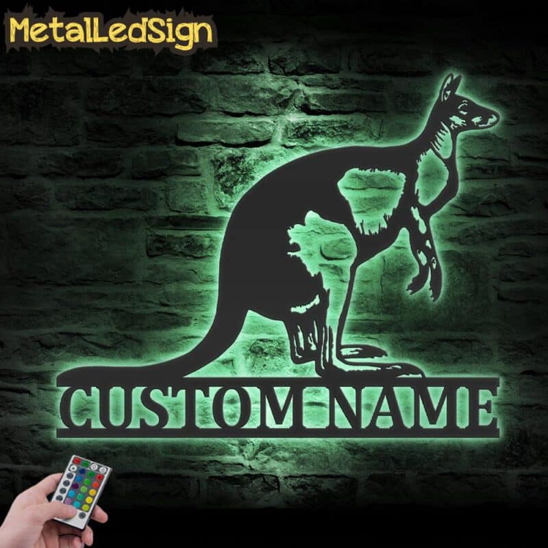 Custom-Kangaroo-Australia-Metal-Wall-Art-LED-Light-7.jpg