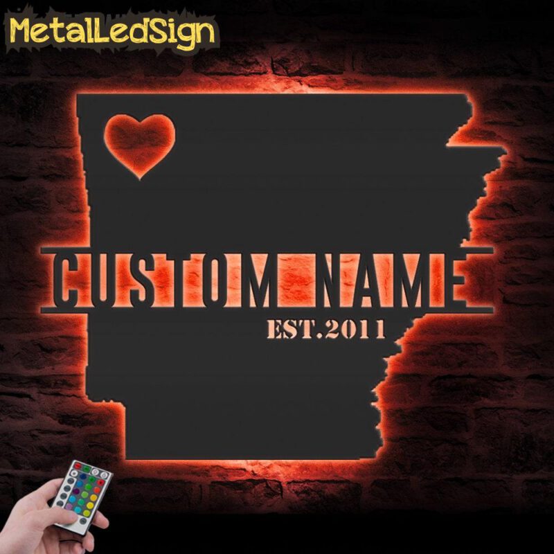 Custom-Kansas-Map-Metal-Wall-Art-LED-Lights-5.jpg