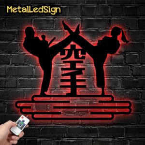 Custom-Karate-Led-Wall-Hanging-With-Led-Light-2