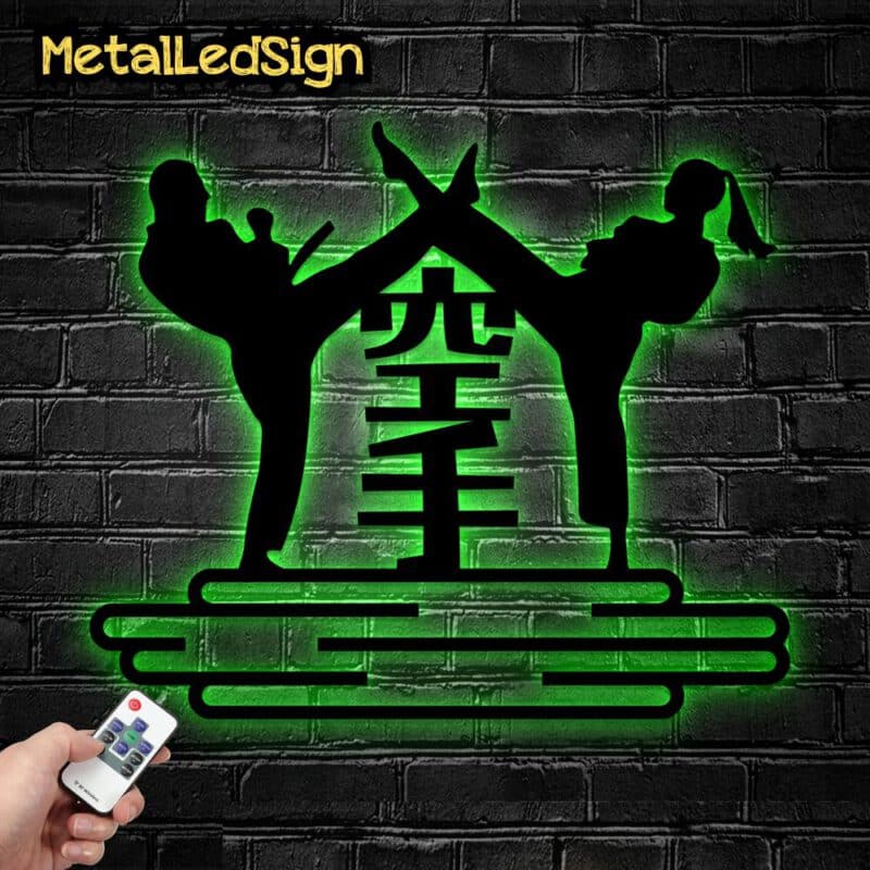 Custom-Karate-Led-Wall-Hanging-With-Led-Light-4