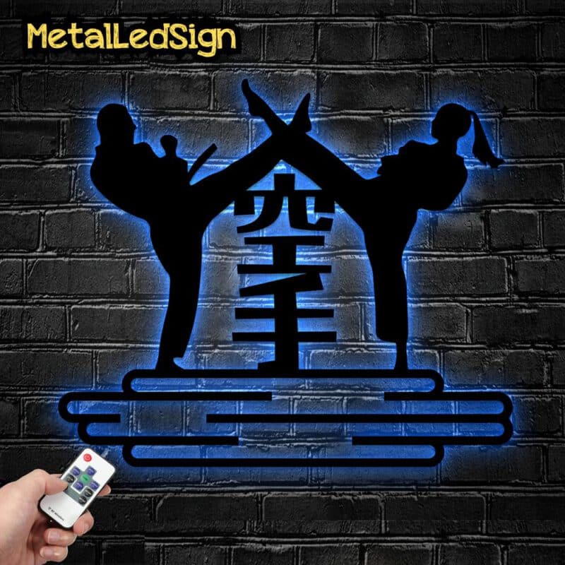 Custom-Karate-Led-Wall-Hanging-With-Led-Light-6