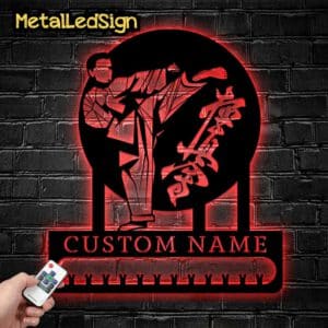 Custom-Karate-Metal-Led-Medal-Hanger-2