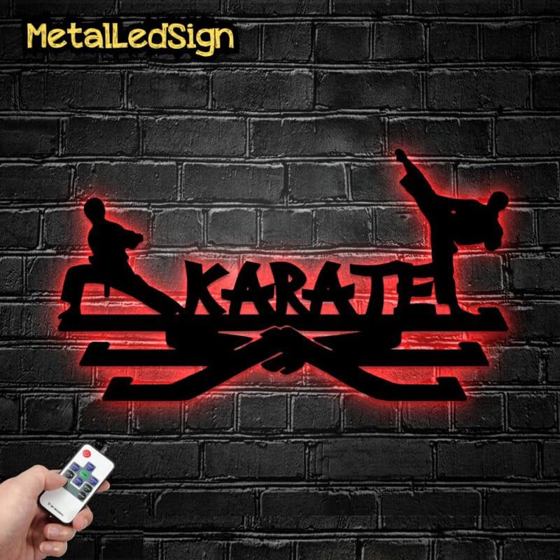 Custom-Karate-Metal-Led-Wall-Hanging-With-Led-Light-2-1