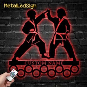 Custom-Karate-Metal-Medal-Hanger-2