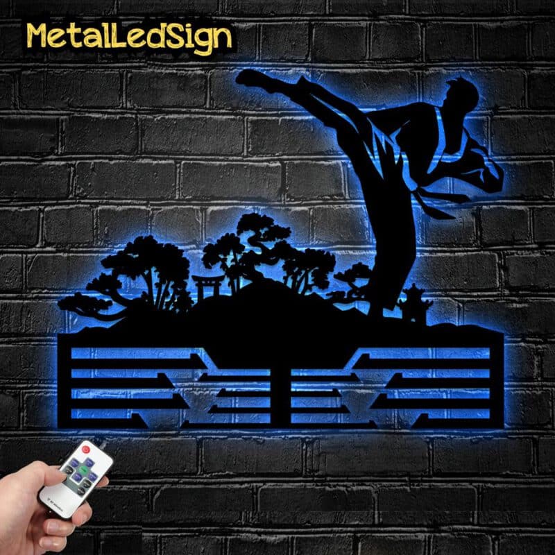 Custom-Karate-Metal-Medal-Hanger-6-1