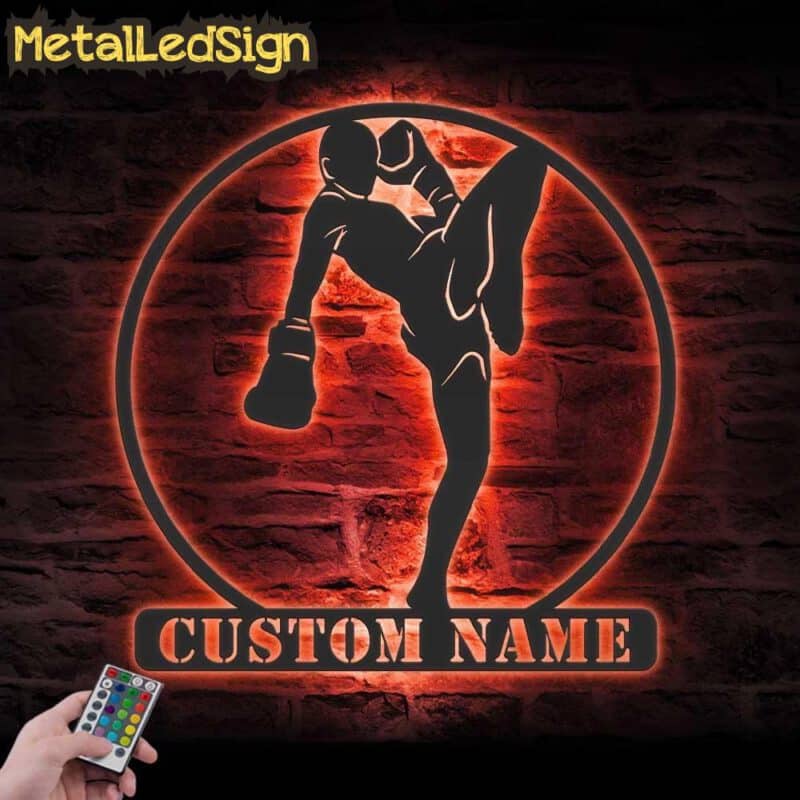 Custom-Kickboxing-Metal-Wall-Art-with-LED-Light-5-1.jpg