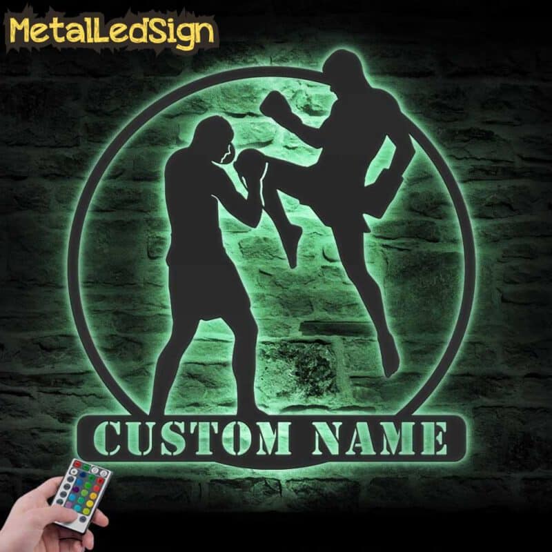 Custom-Kickboxing-Metal-Wall-Art-with-LED-Light-5.jpg