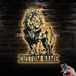 Custom-King-Lion-Metal-Wall-Art-Led-Light-Images-2