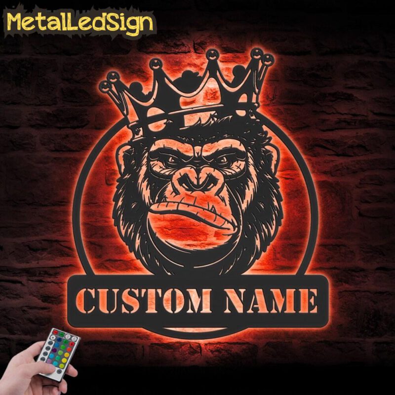 Custom-King-Monkey-Metal-Wall-Art-LED-Light-5.jpg