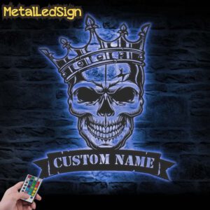 Custom-King-Skeleton-Crown-Metal-Wall-Art-LED-Light-3.jpg