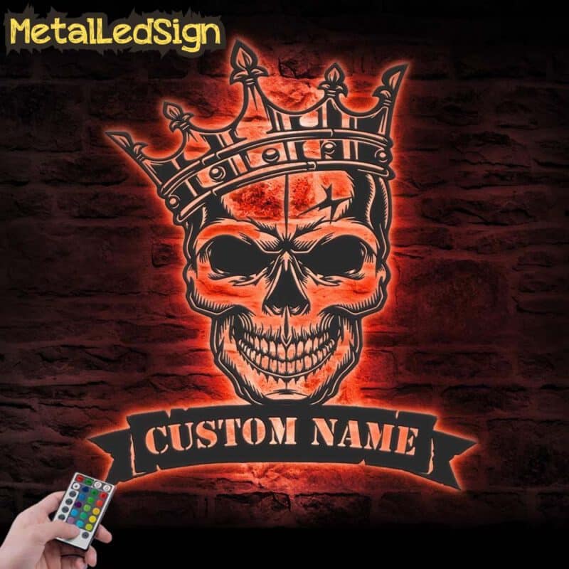 Custom-King-Skeleton-Crown-Metal-Wall-Art-LED-Light-5.jpg