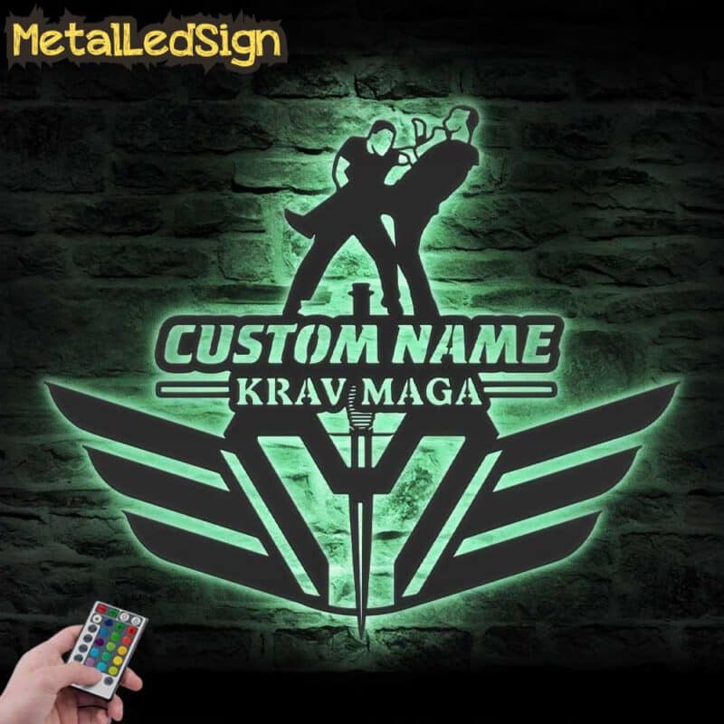 Custom-Krav-Maga-Metal-Wall-Art-with-LED-Light-7.jpg