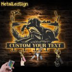 Custom-Labrador-Dog-Hunting-Key-Holder-Metal-Wall-Art-LED-Light-Images-1