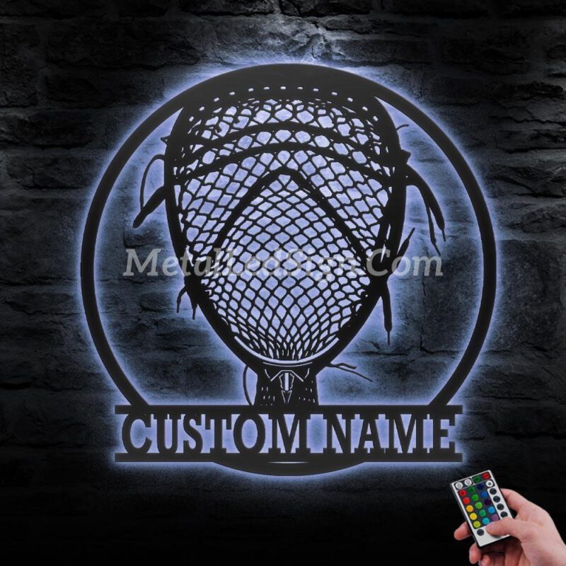 Custom-Lacrosse-Stick-Head-Metal-Wall-Art-Led-Light-3-1