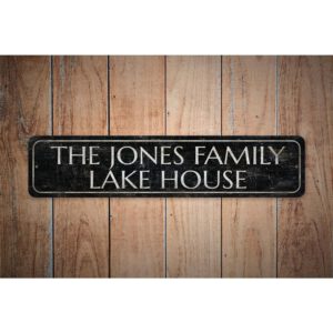 Custom-Lake-House-Sign-Vintage-Style-Sign-Premium-Quality-Rustic-Metal-Sign-Images