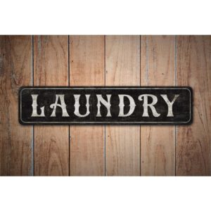 Custom-Laundry-Sign-Premium-Quality-Rustic-Metal-Sign-Images