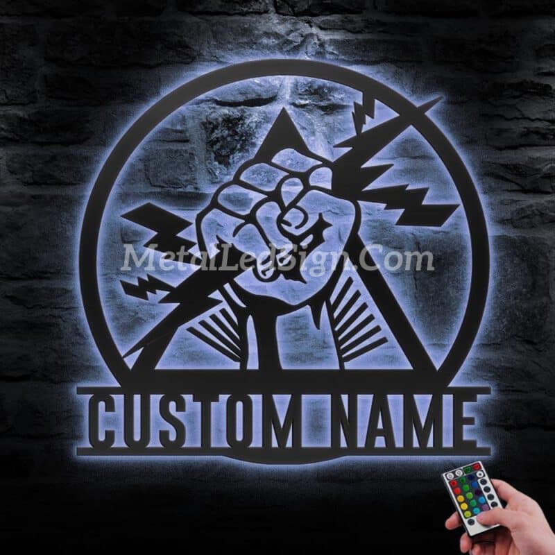 Custom-Lineman-Metal-Wall-Art-Led-Light-3-5