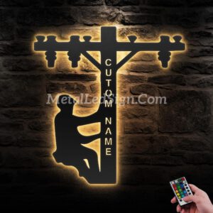 Custom-Lineman-Metal-Wall-Art-Led-Light-Images-7