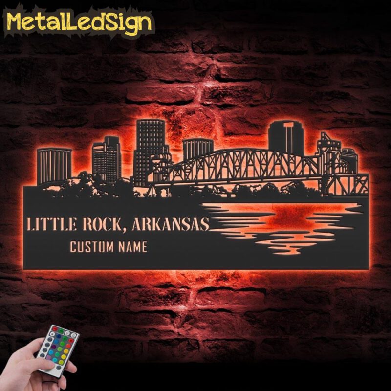 Custom-Little-Rock-Skyline-Metal-Wall-Art-LED-Light-5.jpg