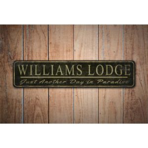 Custom-Lodge-Paradise-Premium-Quality-Rustic-Metal-Sign-Images