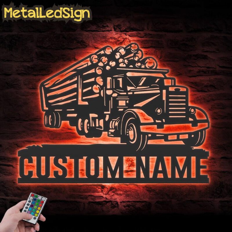 Custom-Logging-Truck-Driver-Metal-Wall-Art-LED-Light-5.jpg