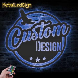 Custom-Logo-Design-Metal-Wall-Art-Led-Light-3