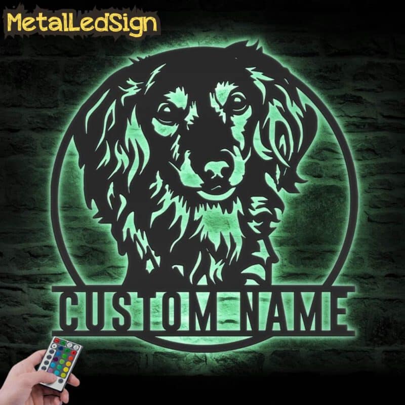 Custom-Long-Haired-Dachshunds-Metal-Wall-Art-LED-Light-5.jpg