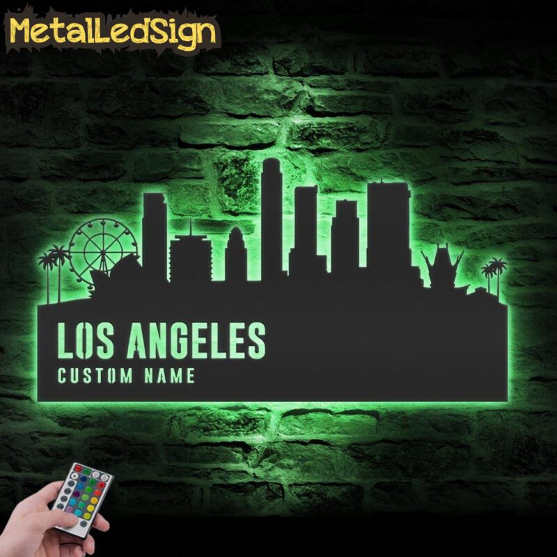 Custom-Los-Angeles-Skyline-Metal-Wall-Art-LED-Light-7.jpg