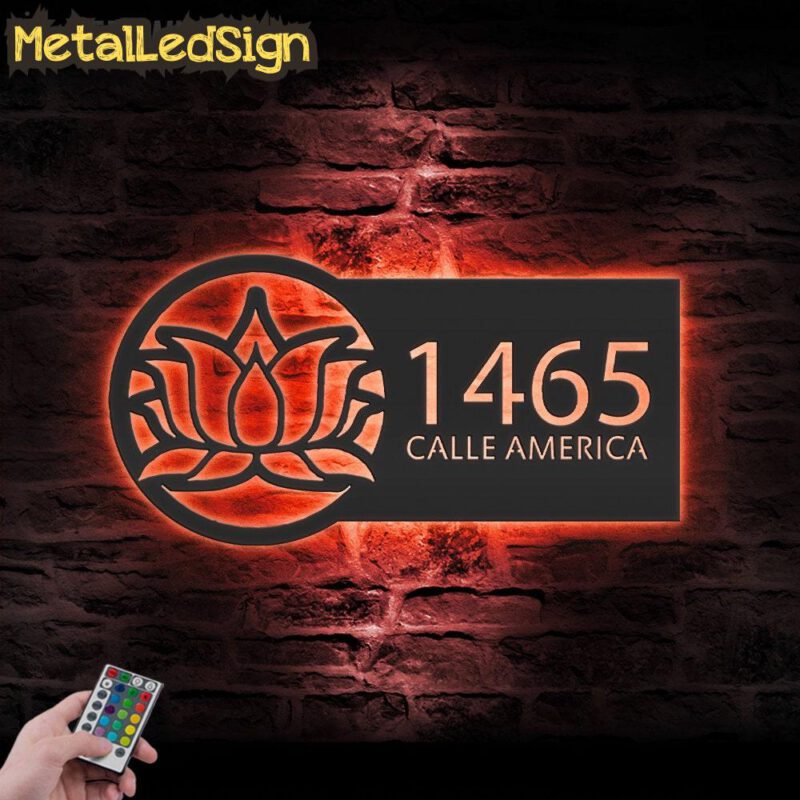 Custom-Lotus-House-Number-Metal-Wall-Art-with-LED-Light-5.jpg