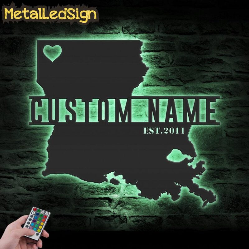 Custom-Louisiana-Map-Metal-Wall-Art-LED-Lights-7.jpg