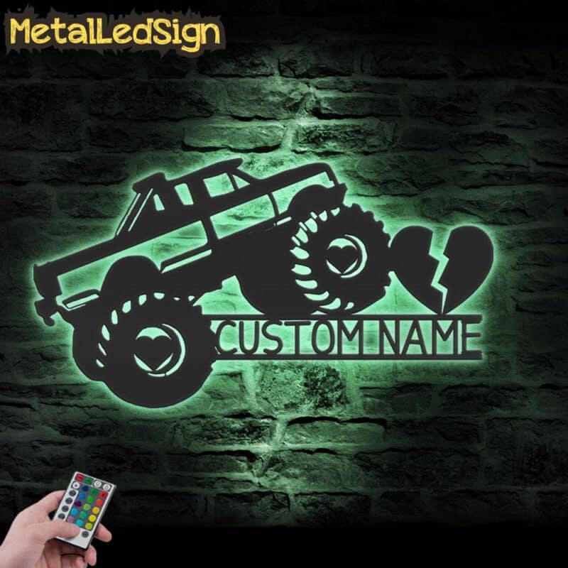 Custom-Love-Heart-Monster-Truck-Driver-Metal-Wall-Art-LED-Light-7.jpg