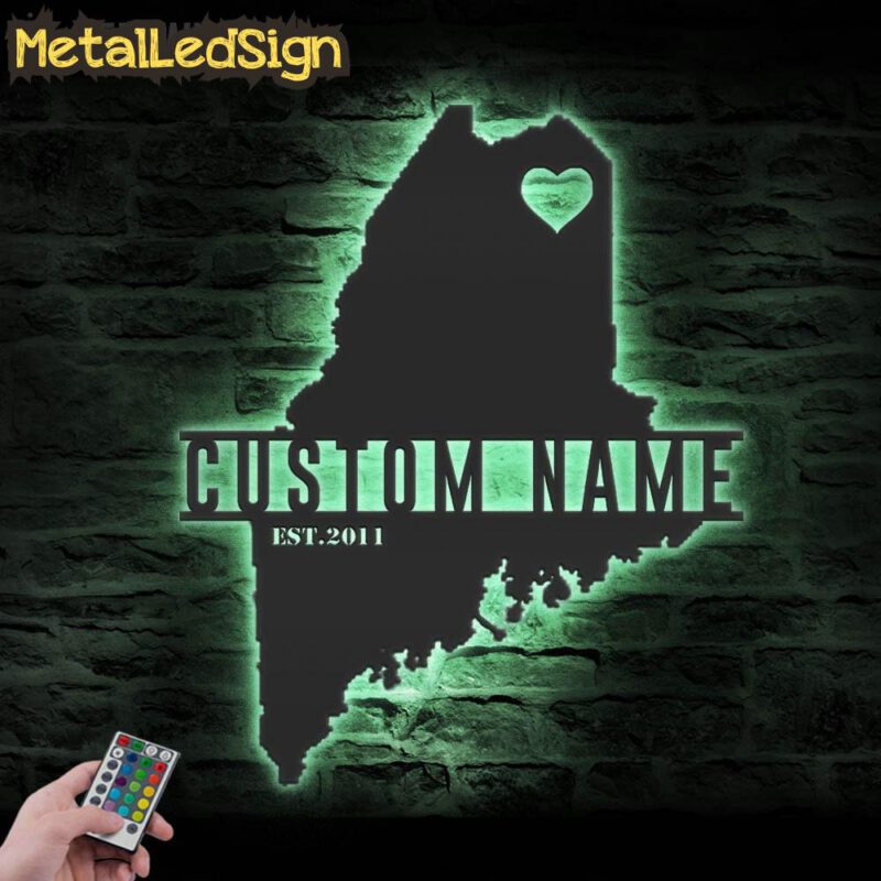 Custom-Maine-Map-Metal-Wall-Art-LED-Light-7.jpg