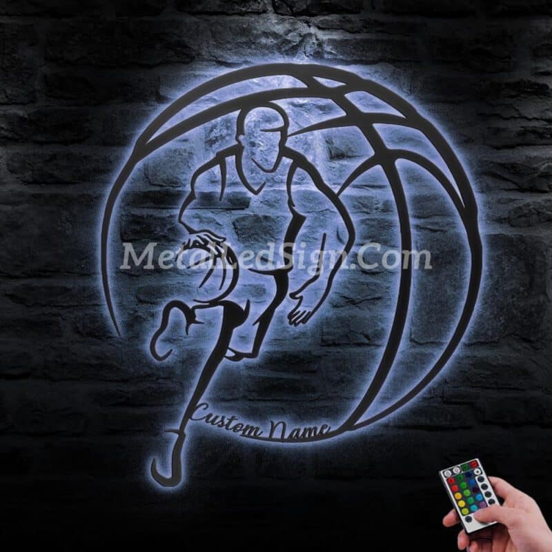 Custom-Man-Basketball-Metal-Wall-Art-Led-Light-3-3