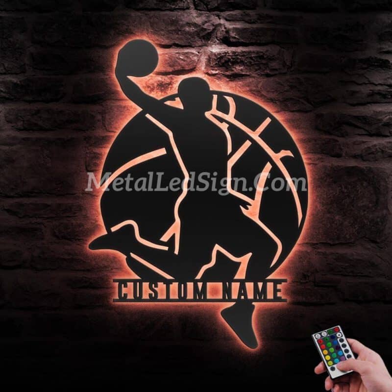 Custom-Man-Basketball-Metal-Wall-Art-Led-Light-5-2